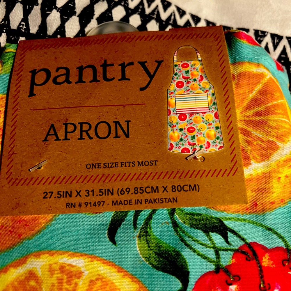 Colorful summer apron